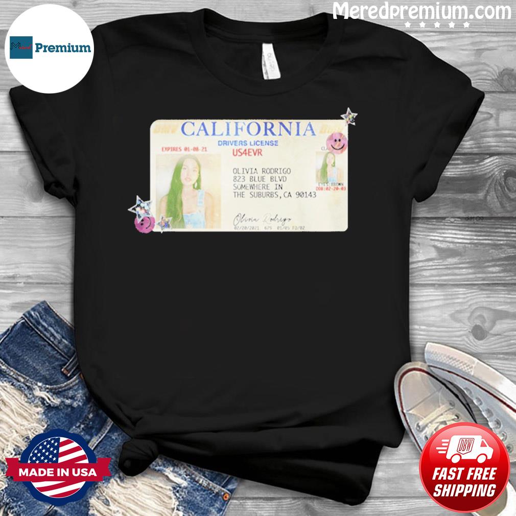 Drivers license shirt olivia rodrigo Clearance