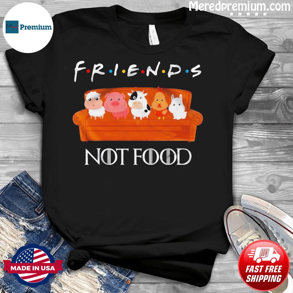 Aire acondicionado Compuesto Radioactivo Official Friends Tv Show Animal Are Friends Not Food Shirt, hoodie,  sweater, long sleeve and tank top