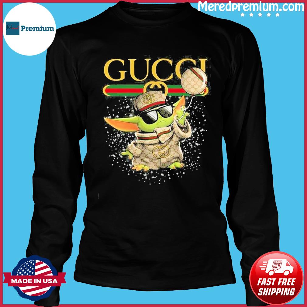 Ellos Bienvenido Integración Official Gucci Star Wars Baby Yoda Shirt, hoodie, sweater, long sleeve and  tank top