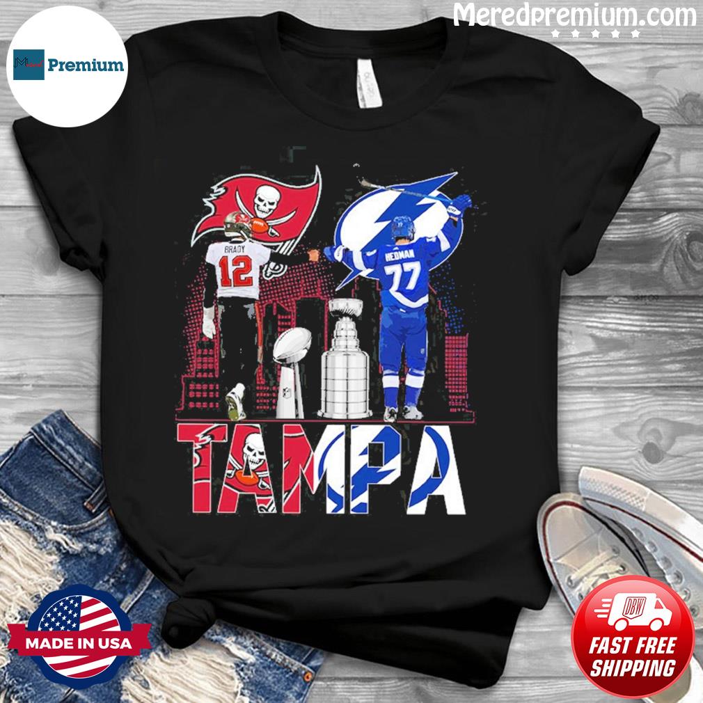 12 Brady And 77 Hedman Of The Tampa Sport Signatures Shirt, hoodie