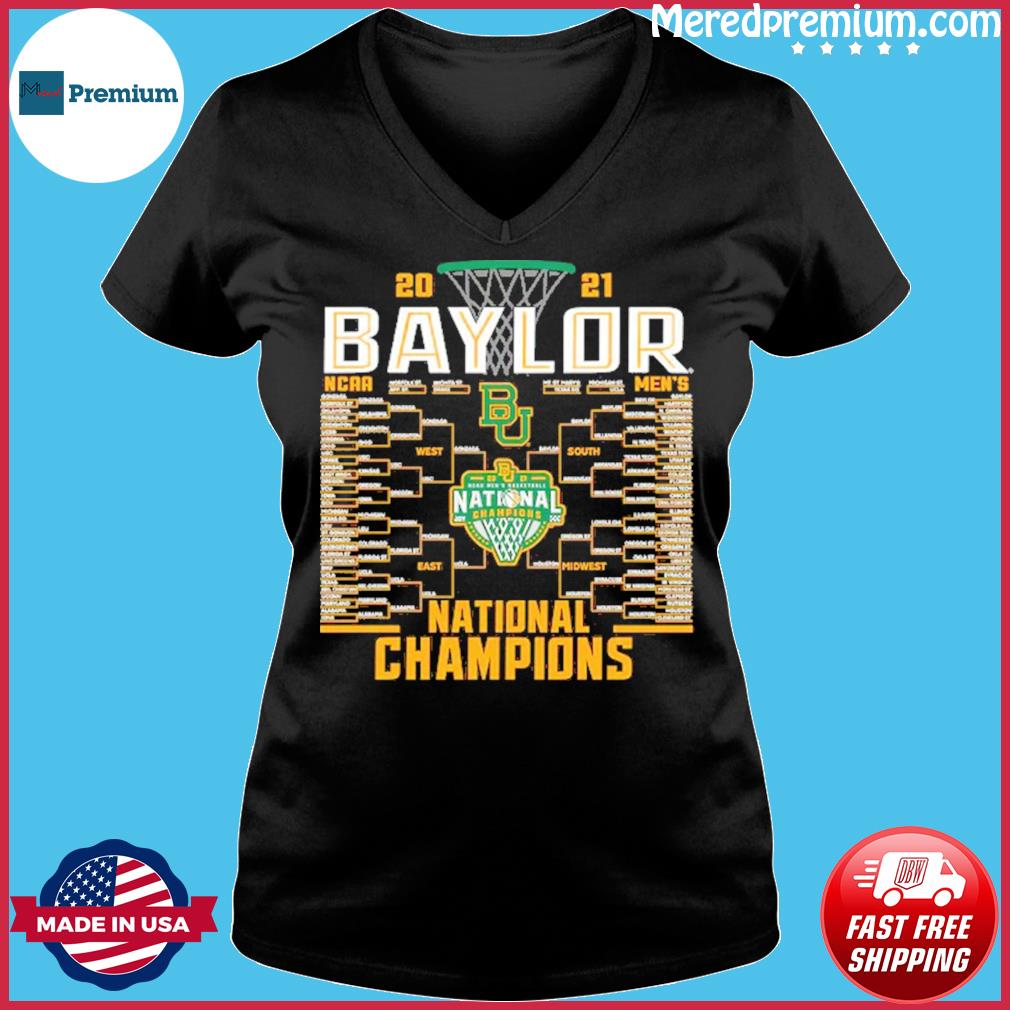 Blue 84 Kids Baylor Bears National Basketball Championship T-Shirt 2021 