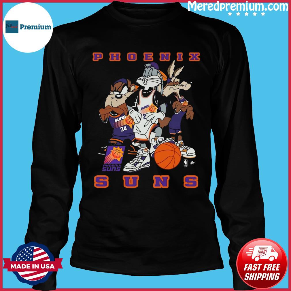 Funny Cartoon Style Vintage Phoenix Suns Looney Tunes Basketball