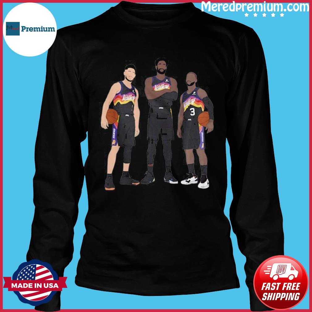 Phoenix Suns Devin Booker Chris Paul Deandre Ayton shirt, hoodie, sweater,  long sleeve and tank top