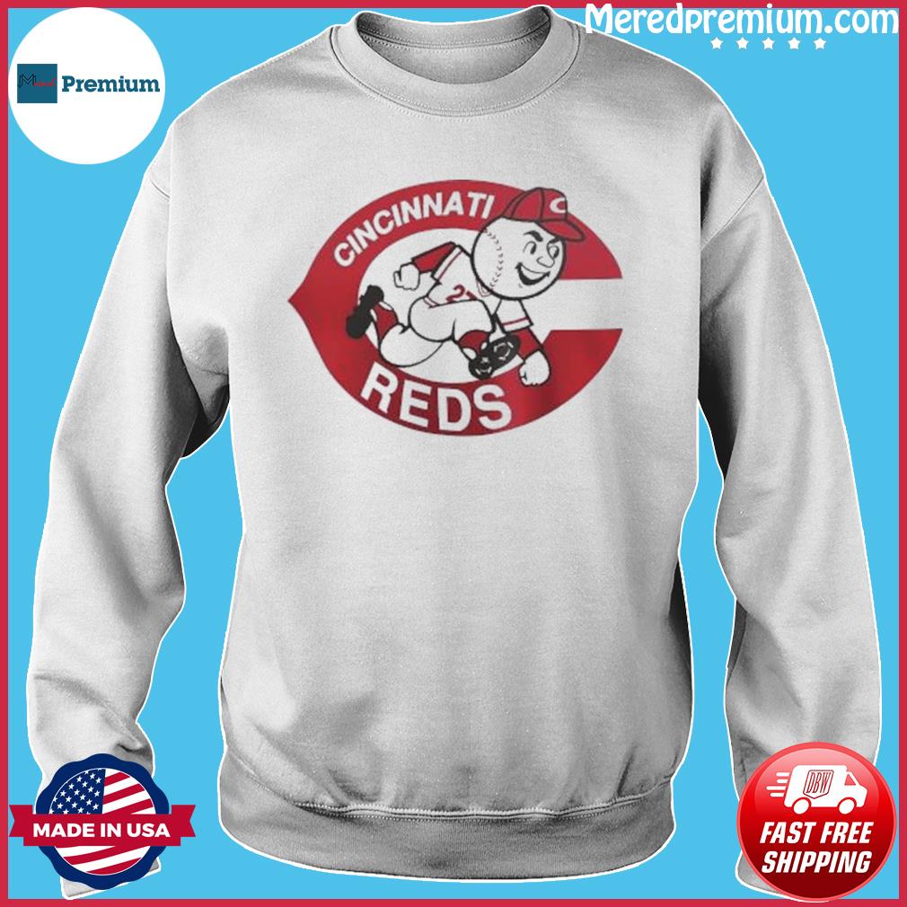  Cincinnati Reds Cooperstown Official Logo Red T-Shirt