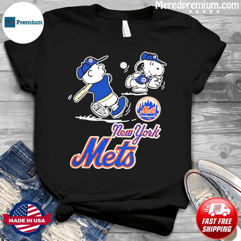 MLB New York Mets 083 Snoopy Dog - Tee4Team