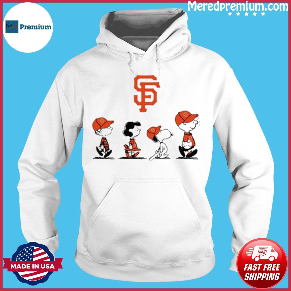 Peanuts Charlie Brown And Snoopy Playing Baseball San Francisco Giants shirt,  hoodie, sweater, long sleeve and tank top