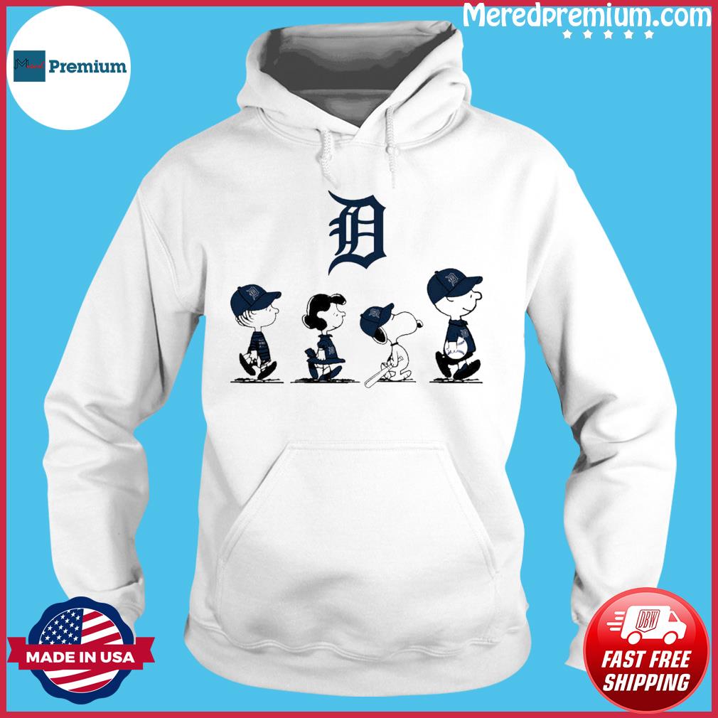 Peanuts MLB Detroit Tigers Snoopy and Friends Shirt, hoodie, longsleeve,  sweatshirt, v-neck tee