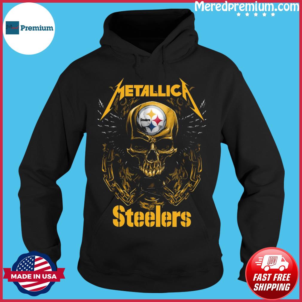 Metallica Steelers Punisher Skull Pittsburgh Steelers Shirt