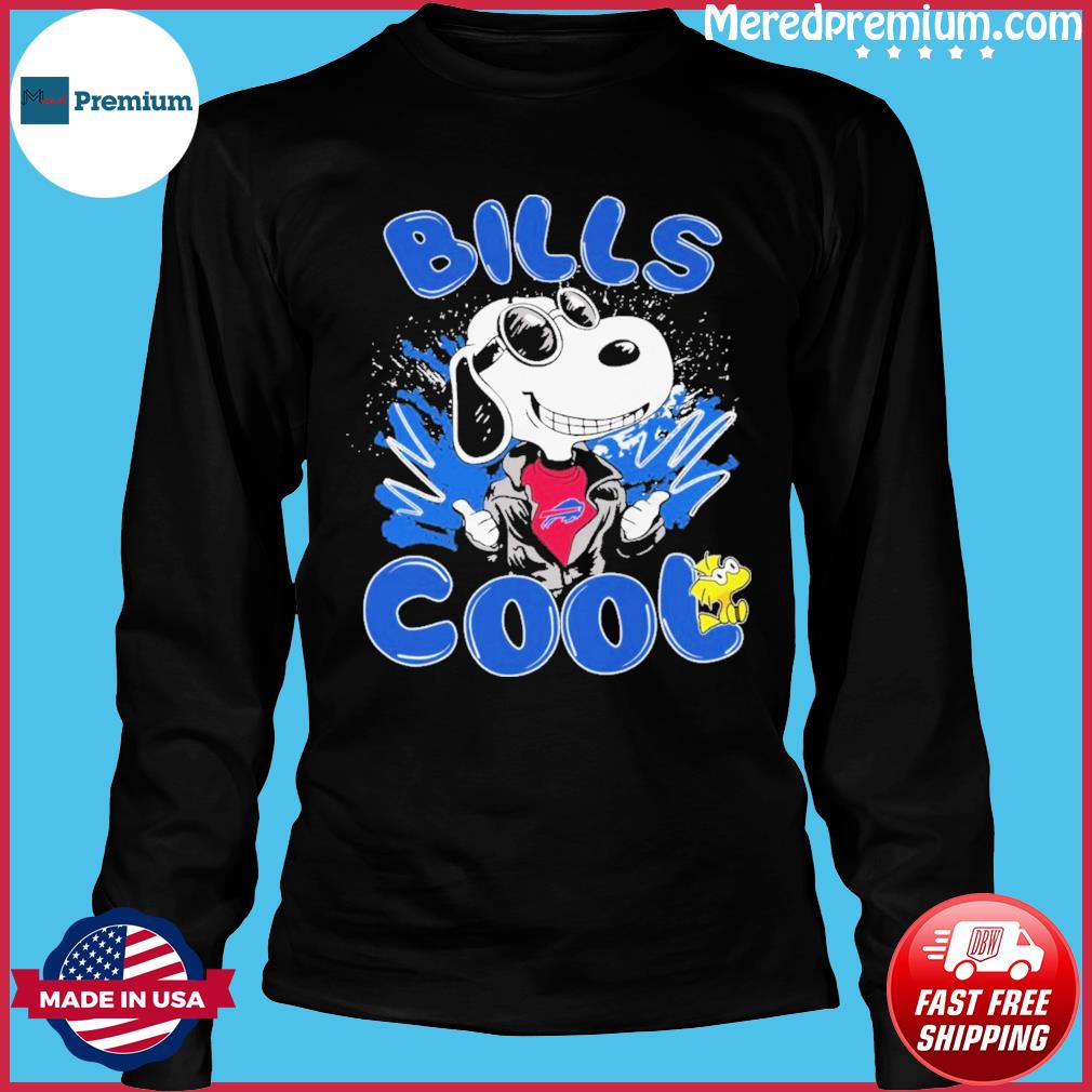 Snoopy Joe Cool and Buffalo Bills Sweatshirt 