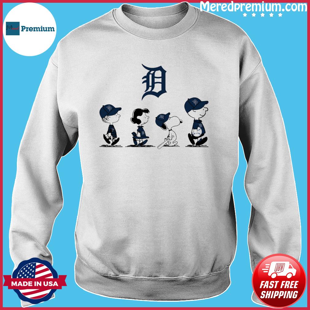 Peanuts characters Detroit Tigers shirt, hoodie, sweater and v-neck t-shirt