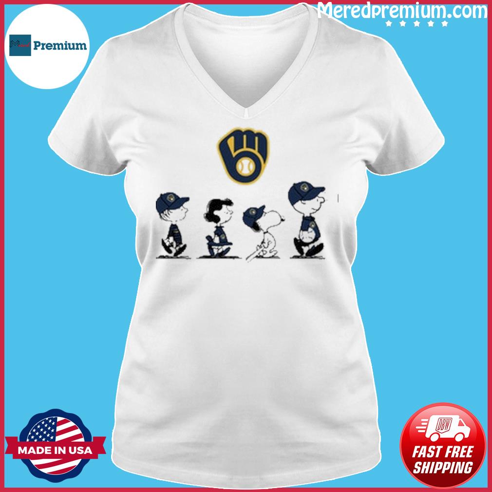 Snoopy Milwaukee Brewers Peace Love Brewers shirt, hoodie, sweater, long  sleeve and tank top