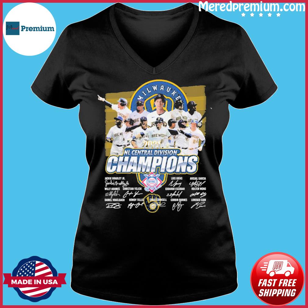 Personalized Milwaukee Brewers 2021 NL Central Baseball Champions Baseball Jersey  Shirt - USALast