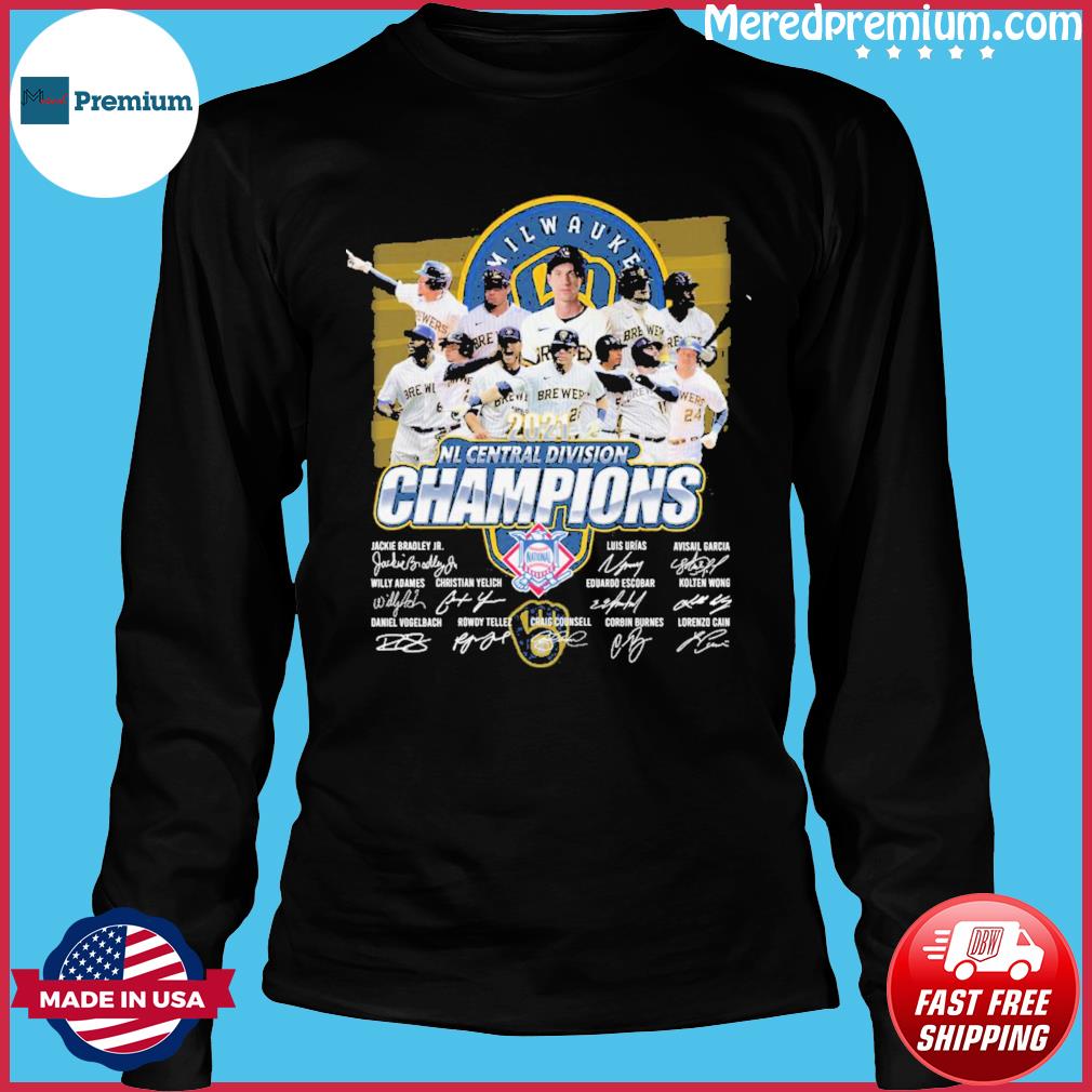 Personalized Milwaukee Brewers 2021 NL Central Baseball Champions Baseball Jersey  Shirt - USALast