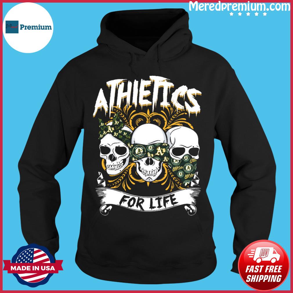 Skull Oakland Athletics shirt, hoodie, sweater and v-neck t-shirt