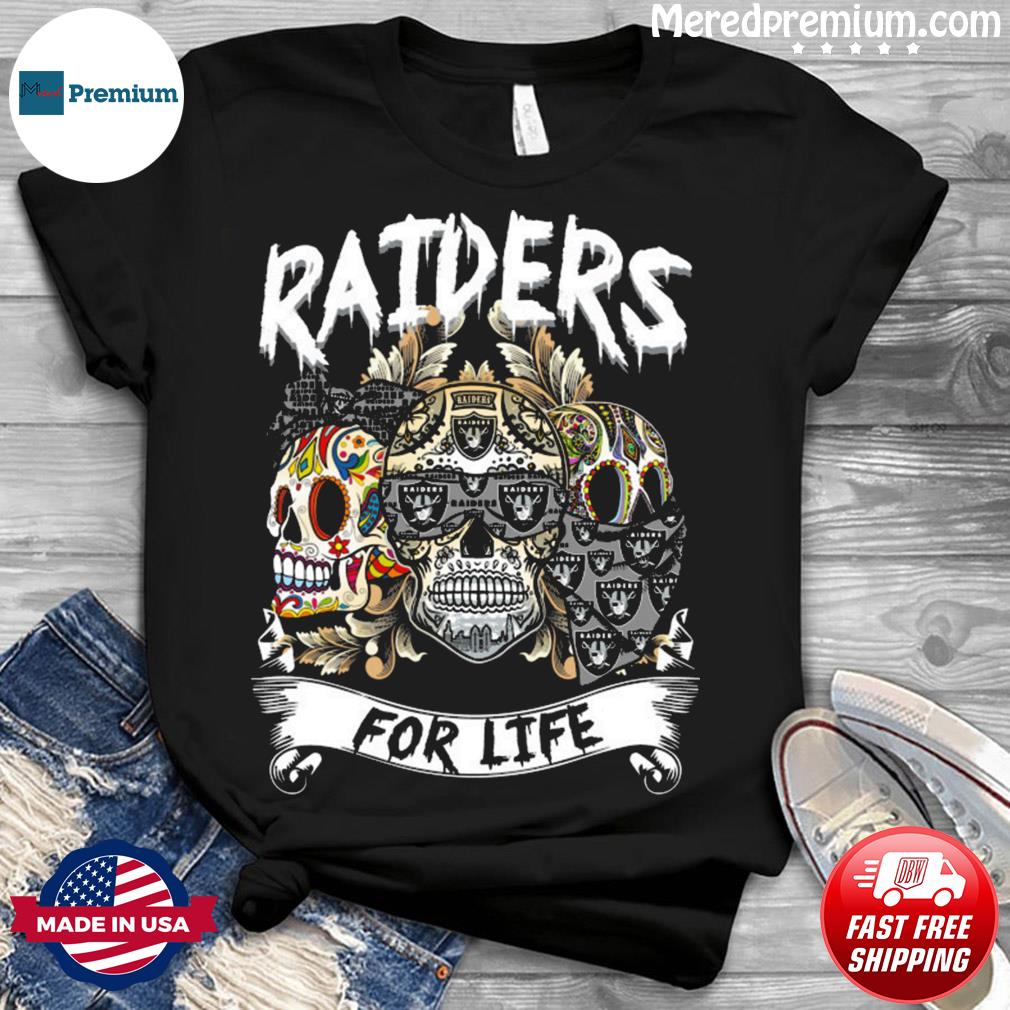 Oakland Raiders and Los Angeles Dodgers skull shirt, hoodie, sweater, long  sleeve and tank top