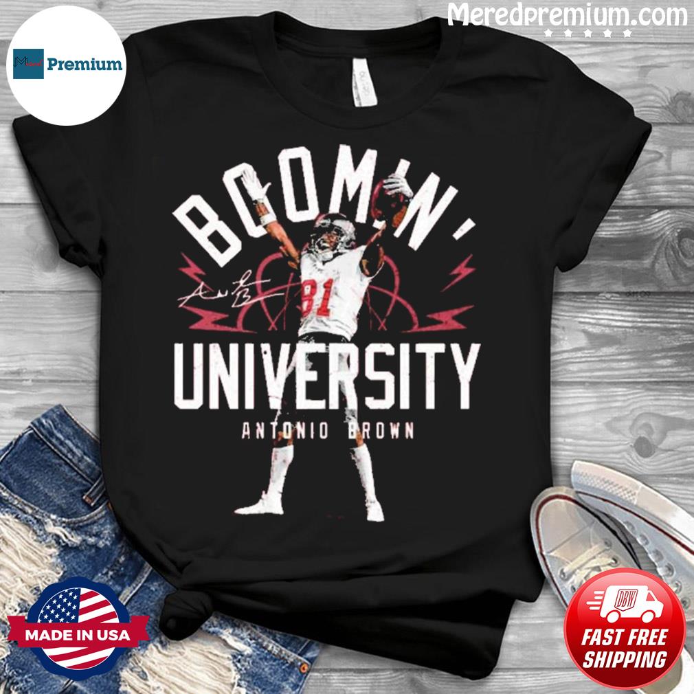 Antonio Brown boomin university signature shirt, hoodie, sweater and v-neck  t-shirt