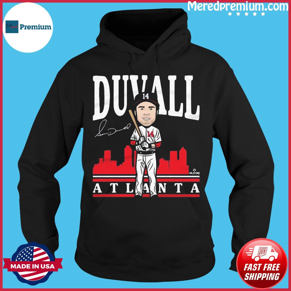 Atlanta Braves Adam Duvall cartoon signature shirt, hoodie, sweater and  v-neck t-shirt
