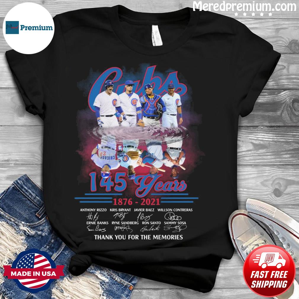 Chicago Cubs Baseball Team - 145 years 1876 2021 chicago cubs