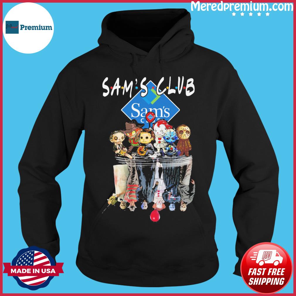 Chibi Horror Characters Sam's Club logo Water Reflections Halloween Shirt,  hoodie, sweater, long sleeve and tank top