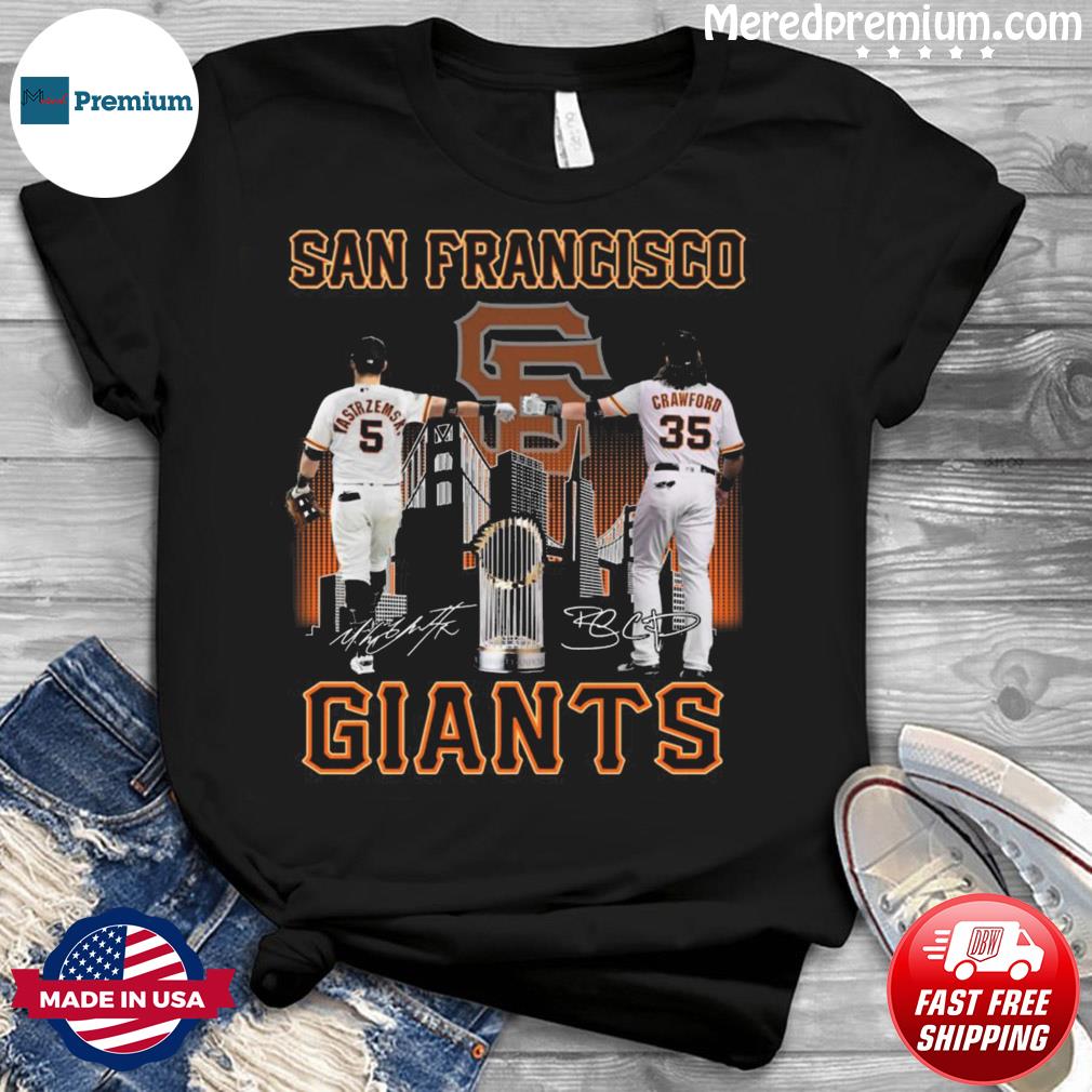 San Francisco Giants Mike Yastrzemski and Brandon Crawford signatures shirt,  hoodie, sweater, long sleeve and tank top