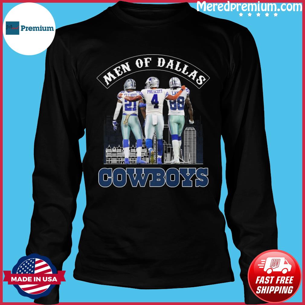 Elliott, Prescott And Lamb Men Of Dallas Cowboys Shirt, hoodie