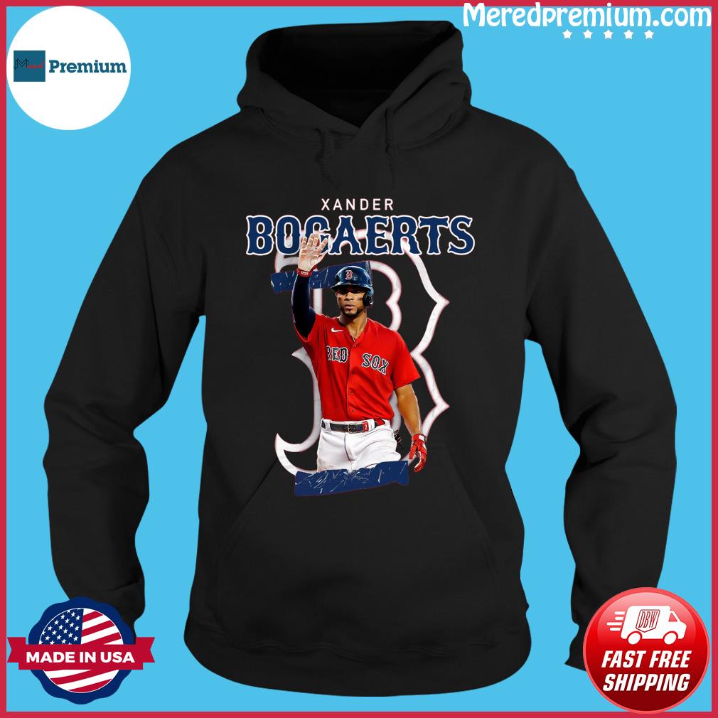 Official Xander Bogaerts Flag Signature Shirt, hoodie, sweater, long sleeve  and tank top