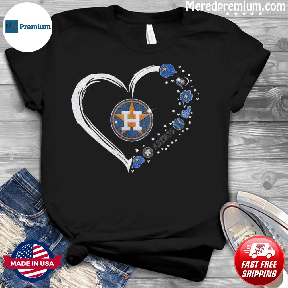 Original houston Astros Logo Heart Diamond 2021 shirt, hoodie, sweater,  long sleeve and tank top