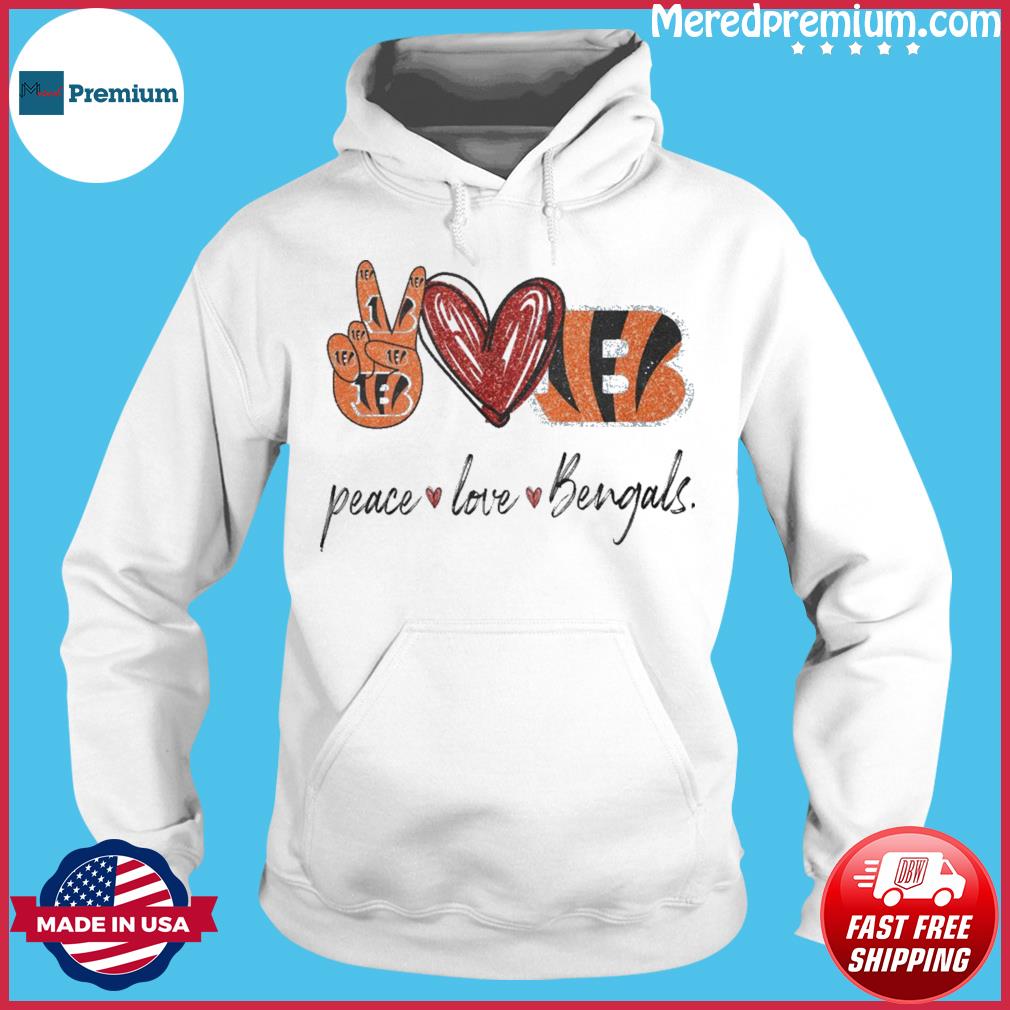 Peace Love Bengals - Football Team Essential T-Shirt for Sale by  TheBabySitters