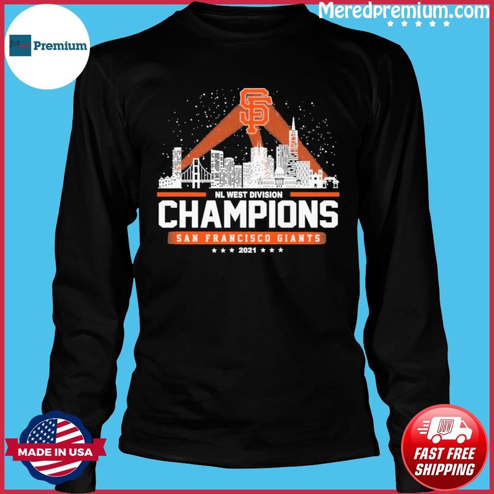 San Francisco Giants Nl West Division Champions 2021 Shirt Nl Wild