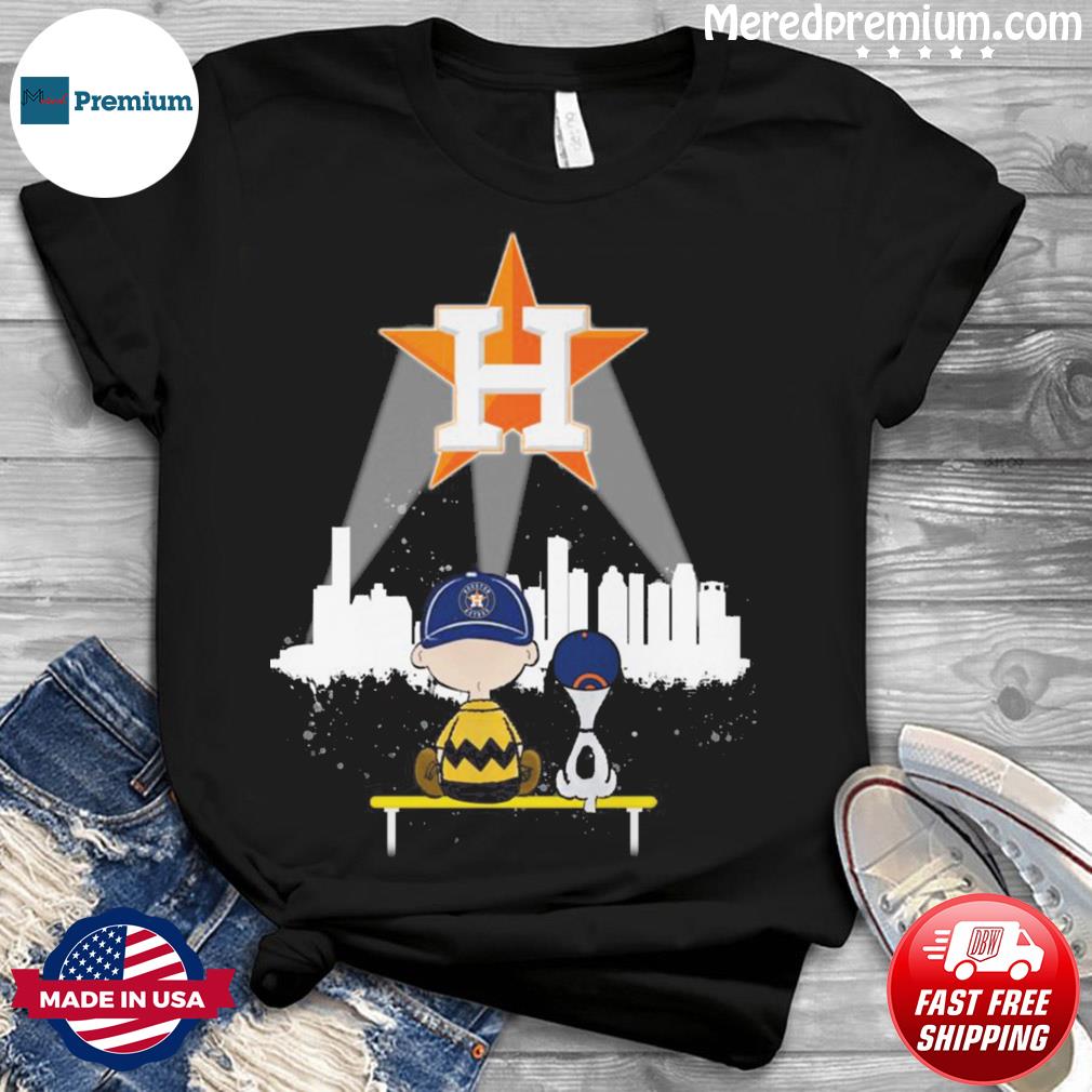 Peanuts Charlie Brown And Snoopy Playing Baseball Houston Astros T-shirt,  hoodie, sweater, long sleeve and tank top