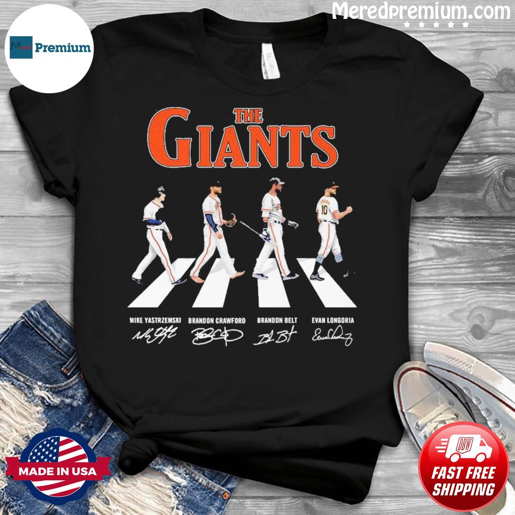 Official The San Francisco Giants Abbey Road Signatures Shirt