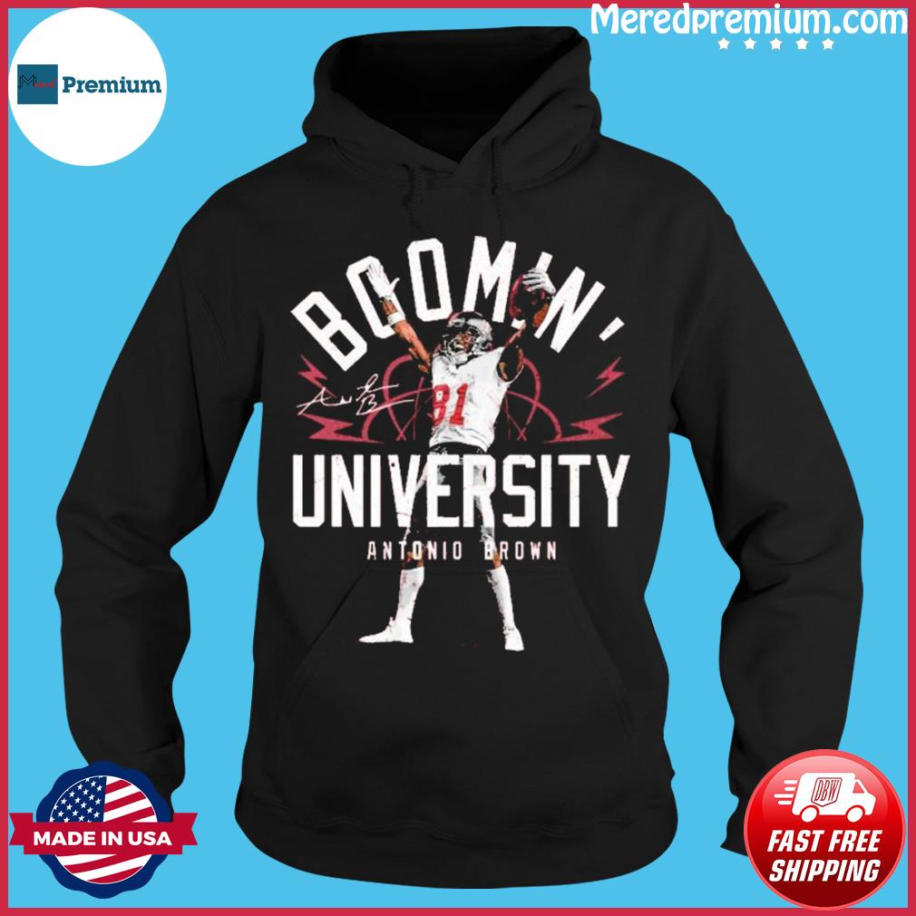 Antonio Brown boomin university signature shirt, hoodie, sweater and v-neck  t-shirt