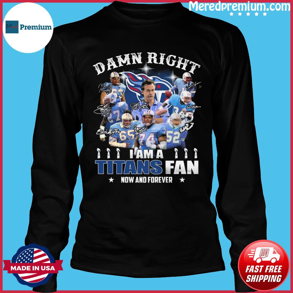 I Am A Tennessee Titans Fan Forever Signature Unisex T-shirt