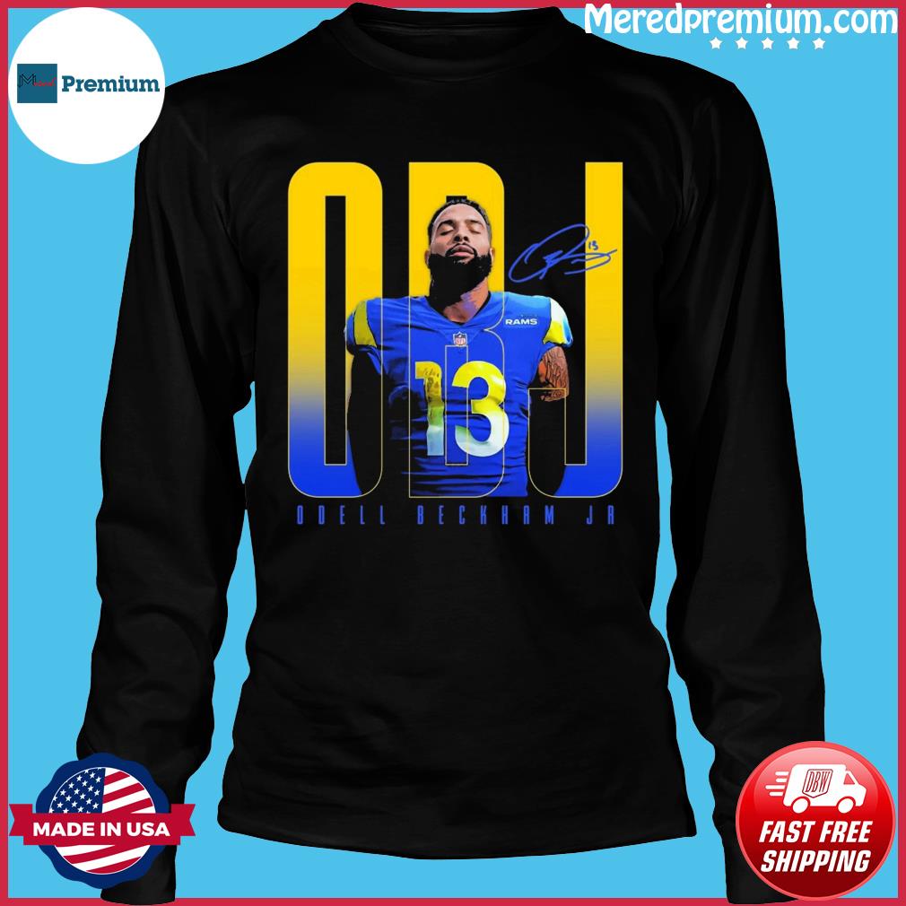 Odell Beckham Jr Los Angeles Rams Signature T-Shirt,, 58%, 50% OFF