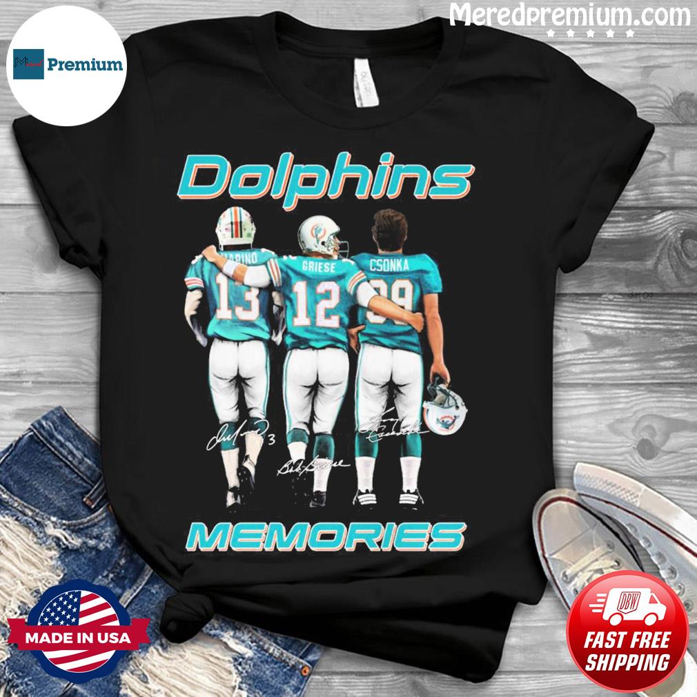 Miami Dolphins Dan Marino Signature Shirt