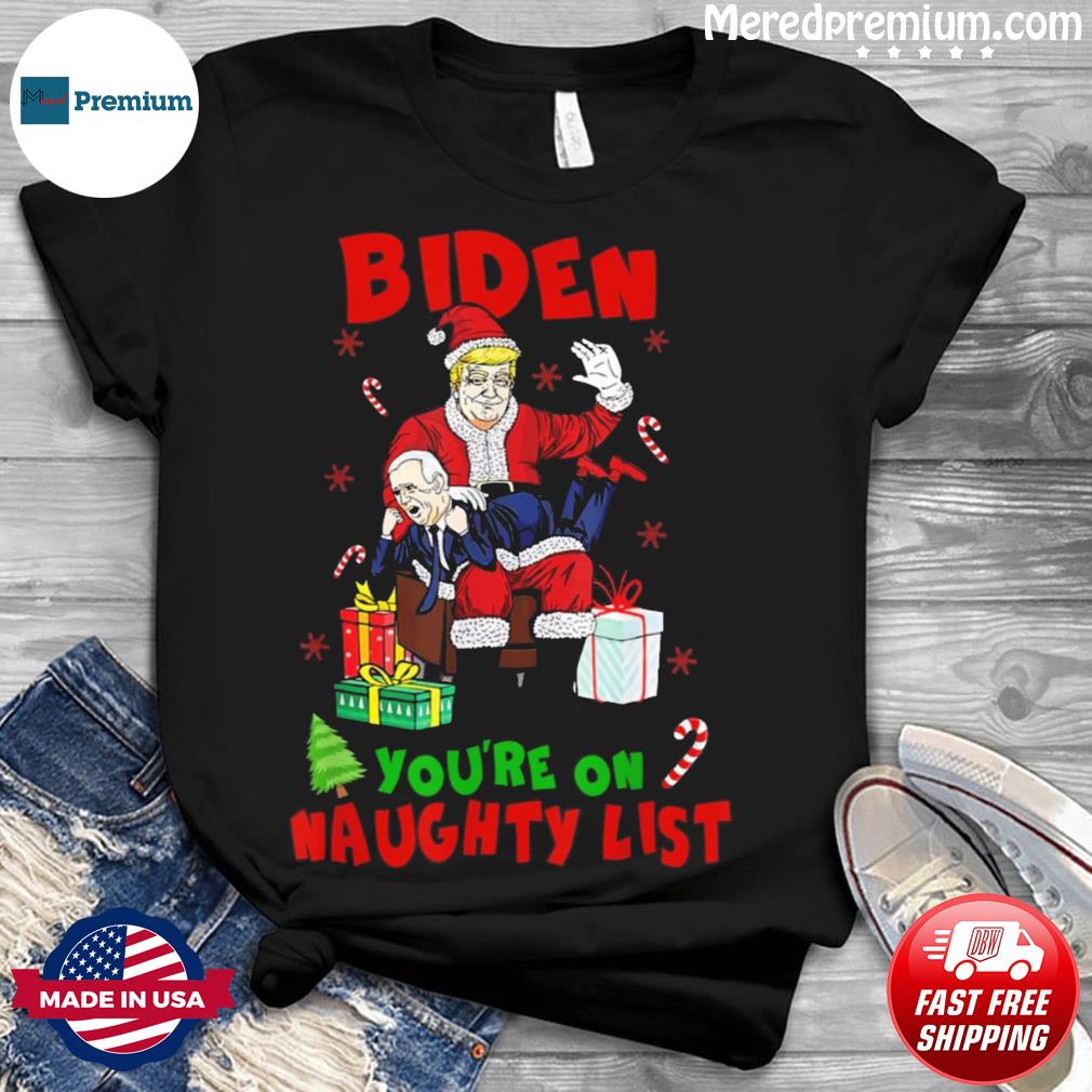 Santa Trump Spanking Joe Biden Funny