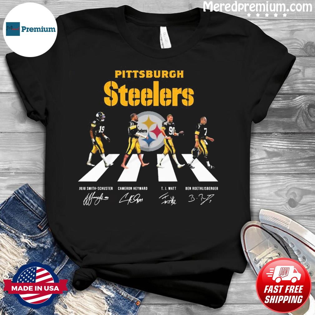 steelers abbey road shirt