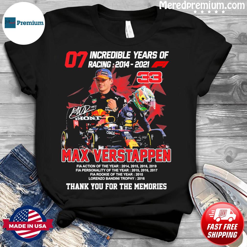 Gorgelen dat is alles naaimachine 33 Max Verstappen Champion Signature T-shirt, hoodie, sweater, long sleeve  and tank top