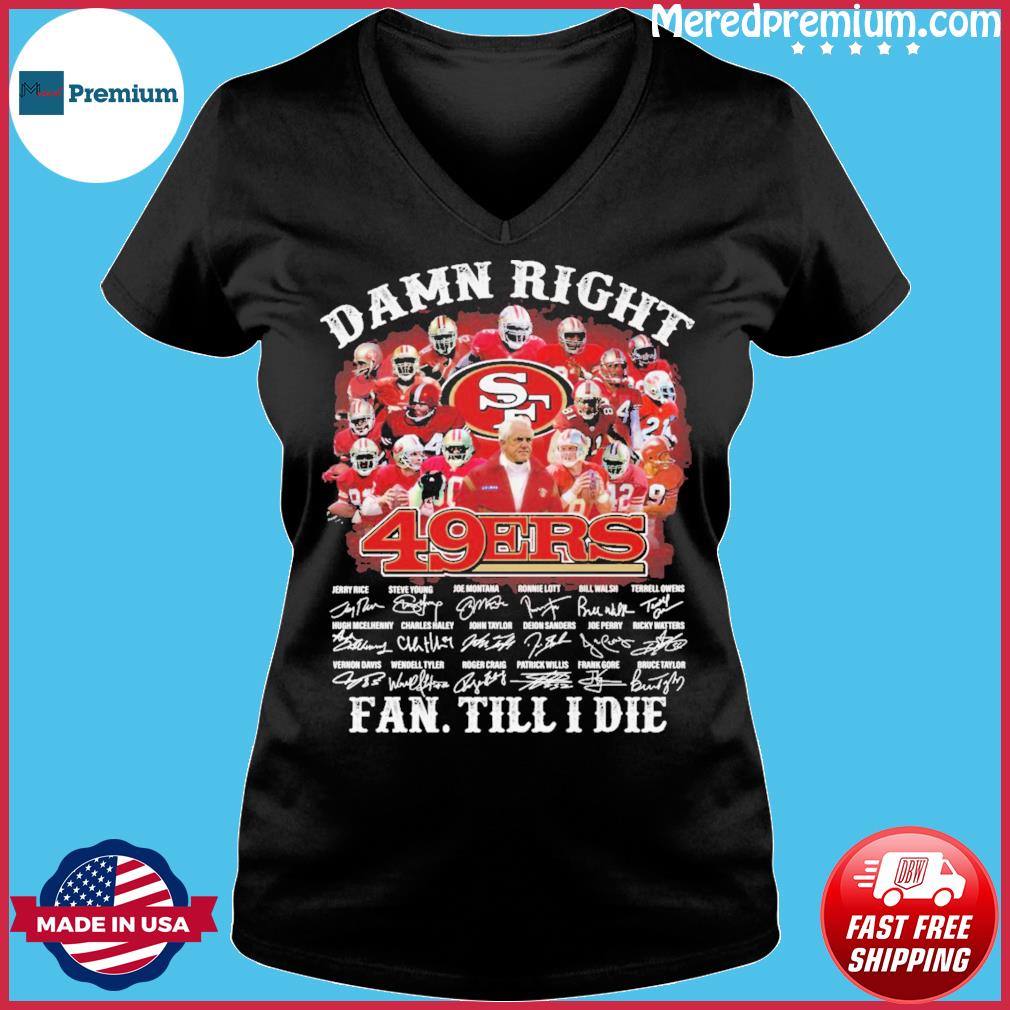 Official The 49ers 1944 Forever Thank You For The Memories Signatures Shirt  - Limotees