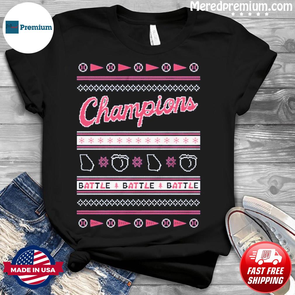 Atlanta Braves Champions Battle Battle Battle Ugly Christmas shirt