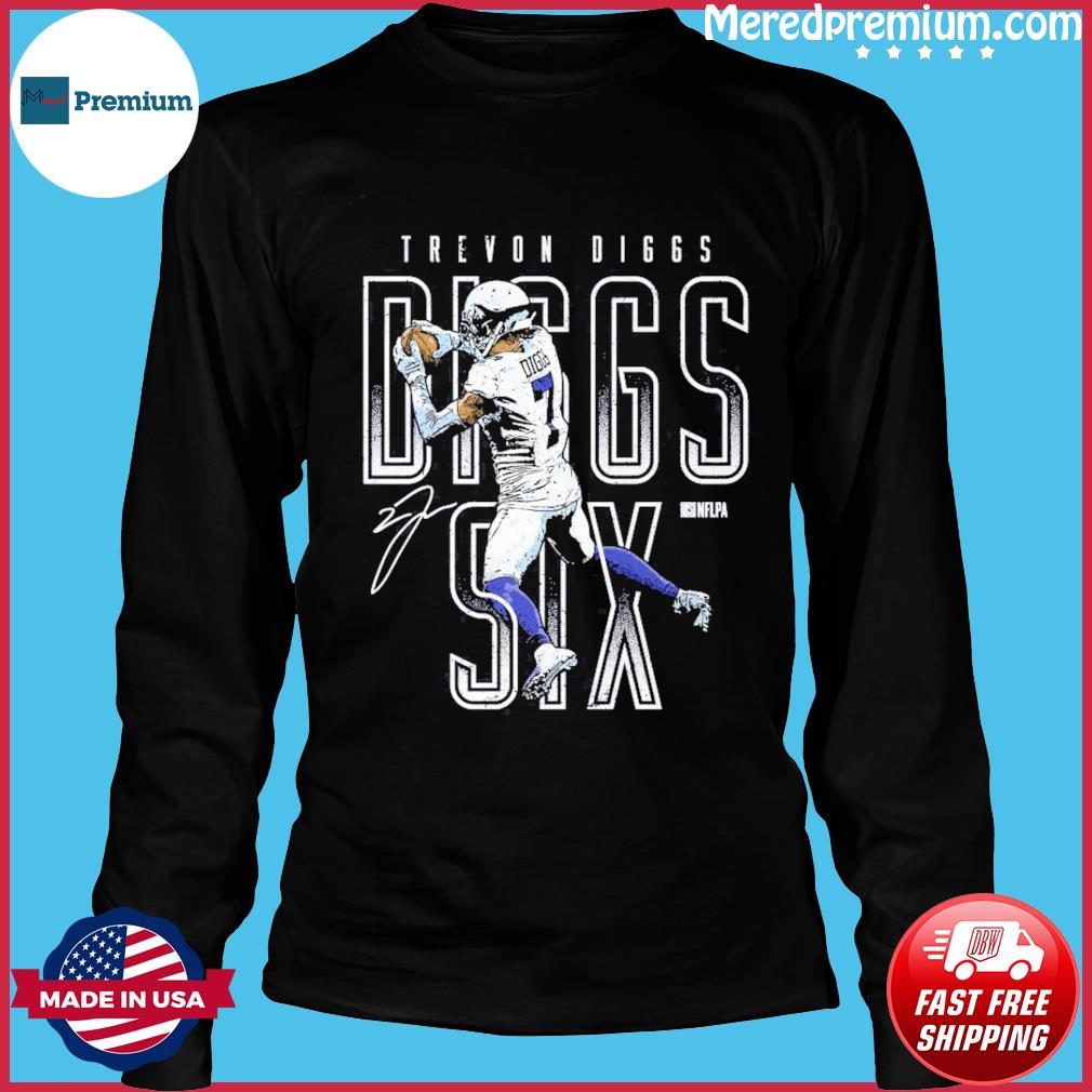 Trevon Diggs Dallas Cowboys Diggs Six Signature Shirt, hoodie