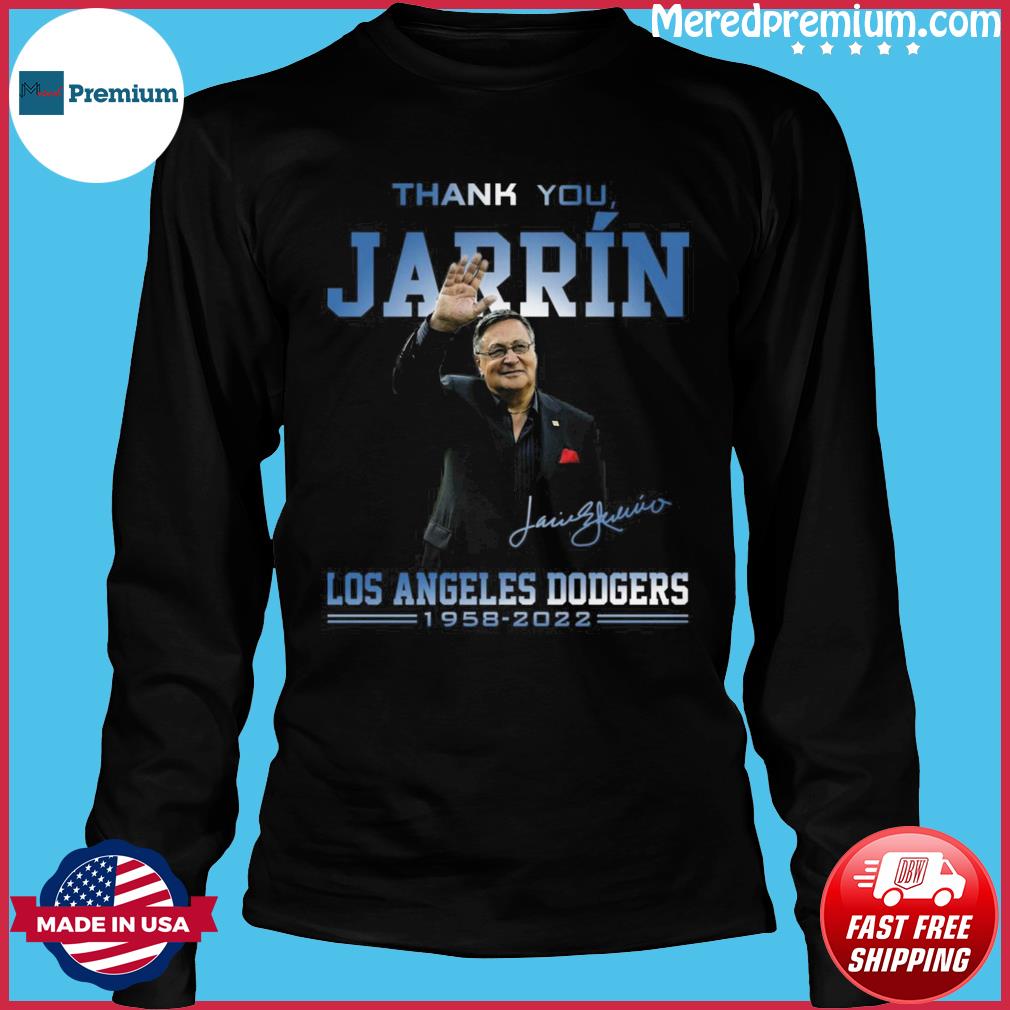 Thank you Jaime Jarrín Los Angeles Dodgers 2058-2022 signature