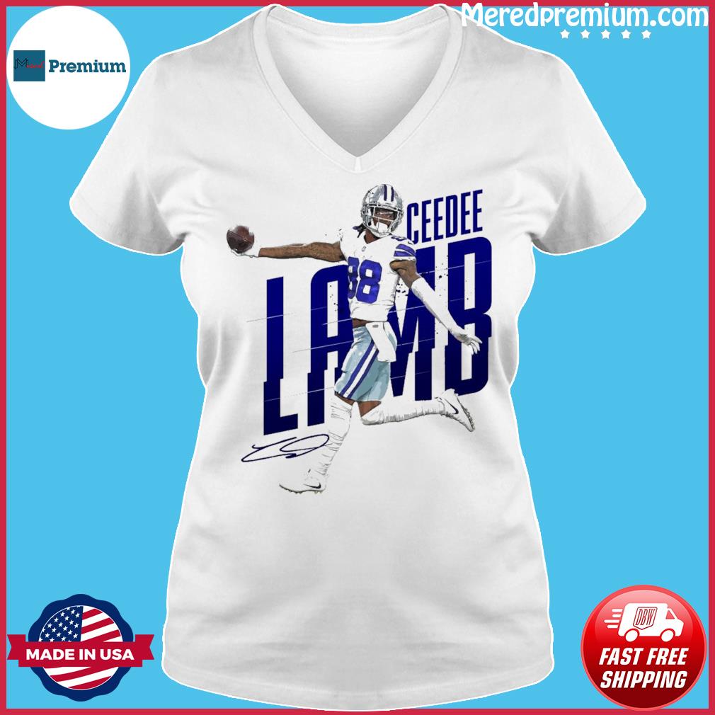 Dallas Cowboys CeeDee Lamb 88 signature shirt - Limotees