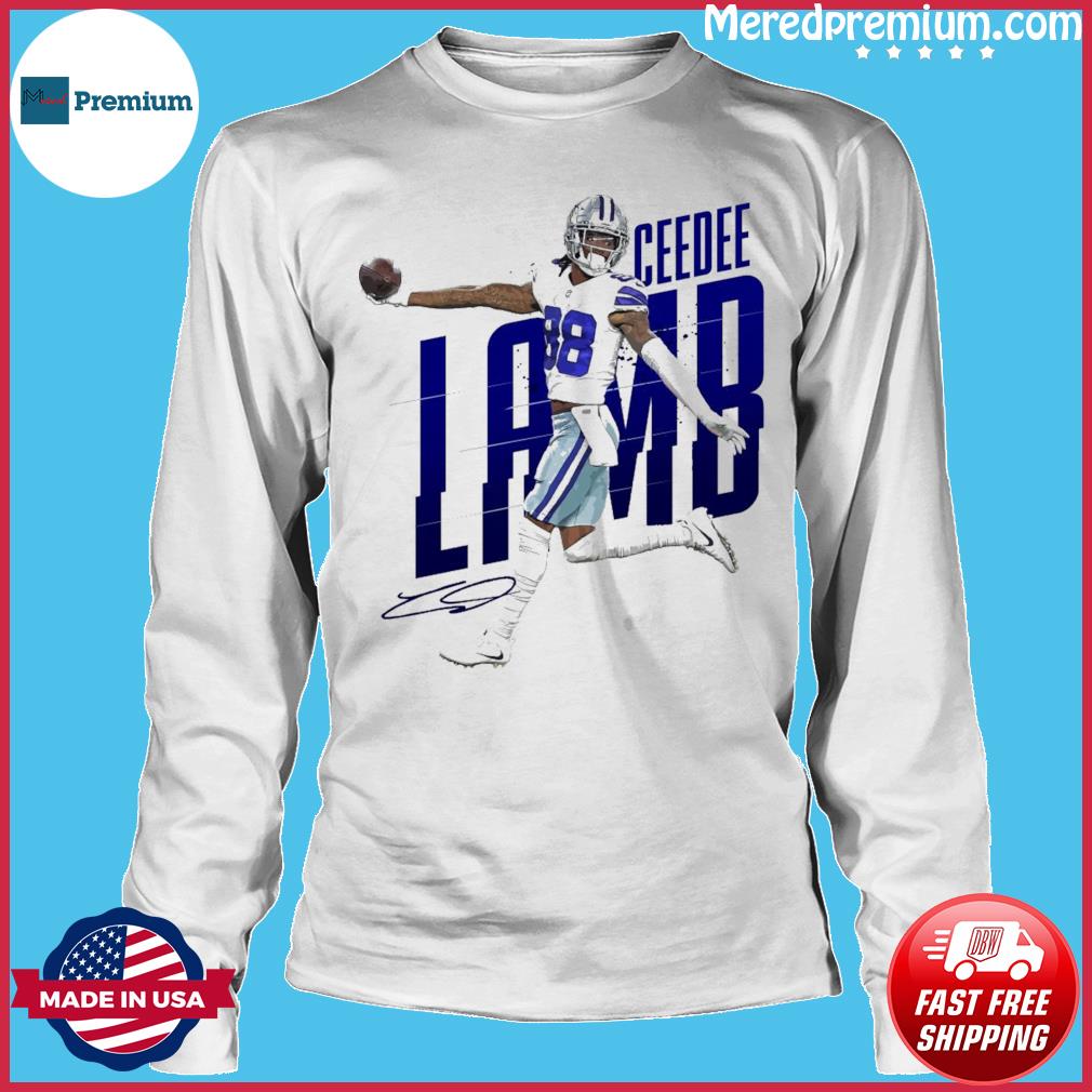 Dallas Cowboys CeeDee Lamb Signature Shirt - Teespix - Store