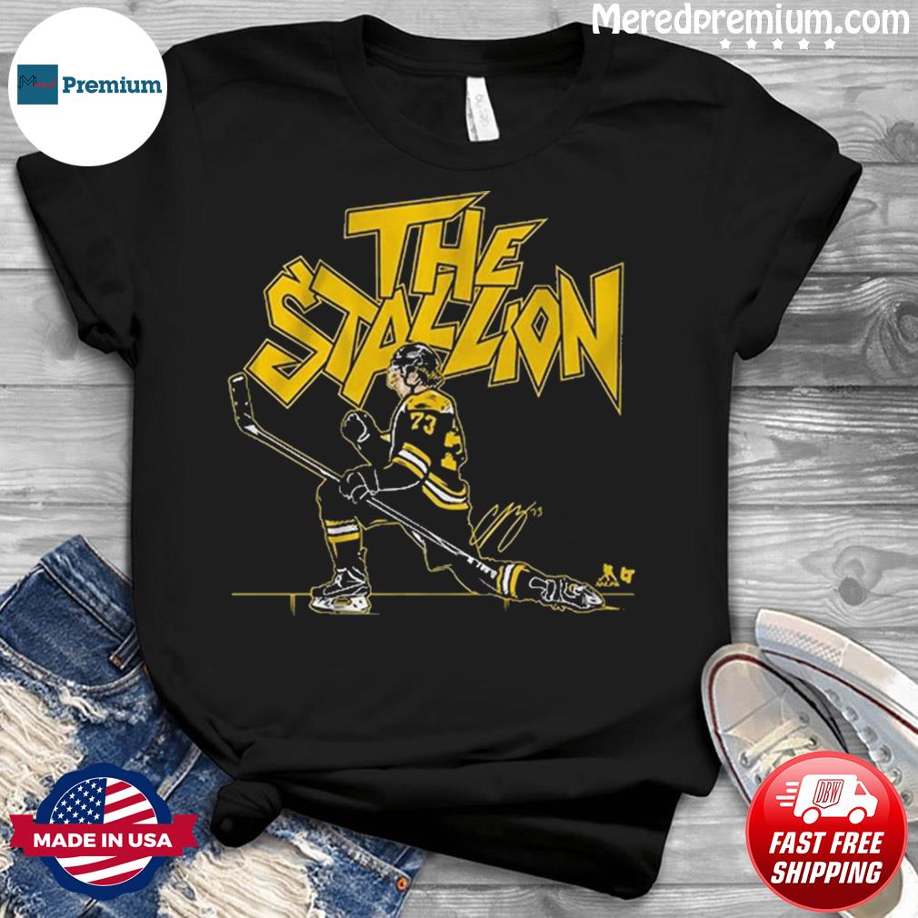 Charlie Mcavoy The Stallion Boston Bruins signature shirt,Sweater, Hoodie,  And Long Sleeved, Ladies, Tank Top