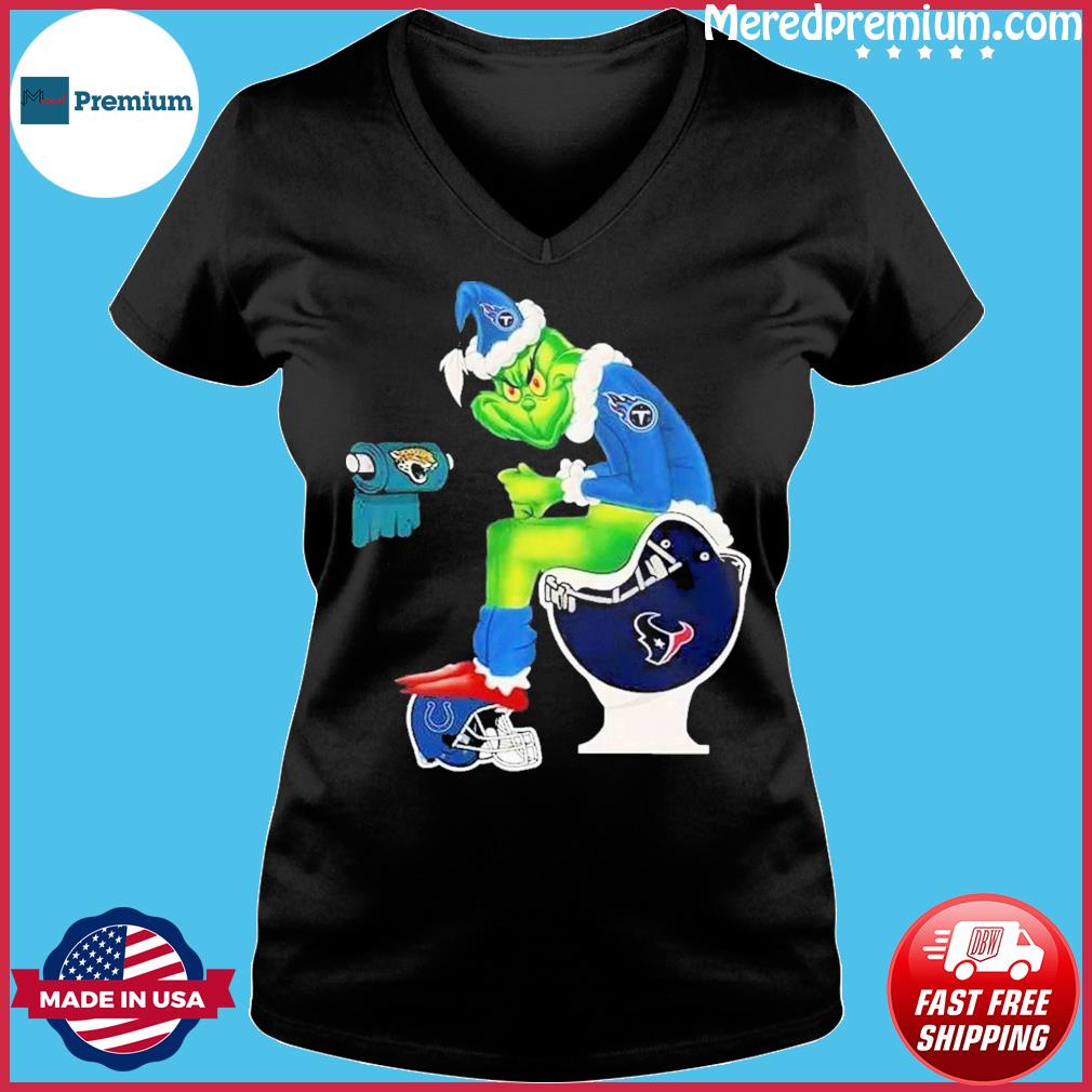 Houston Texans Grinch Merry Christmas NFL Football T Shirt - Banantees