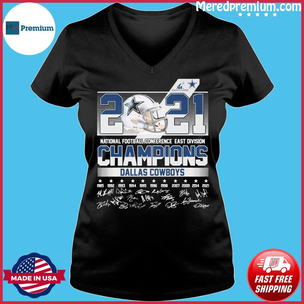 2021 Nfc East Division Champions Dallas Cowboys 2007 2009 2014 2016 2018  2021 Shirt, hoodie, sweater, long sleeve and tank top