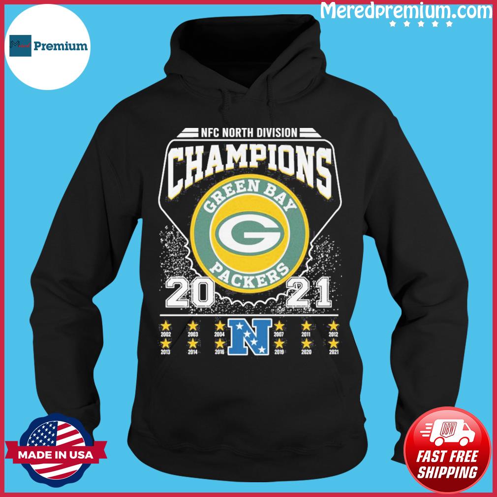 Green Bay Packers 12-Time NFC North Division Champions Shirt, hoodie,  sweater, long sleeve and tank top