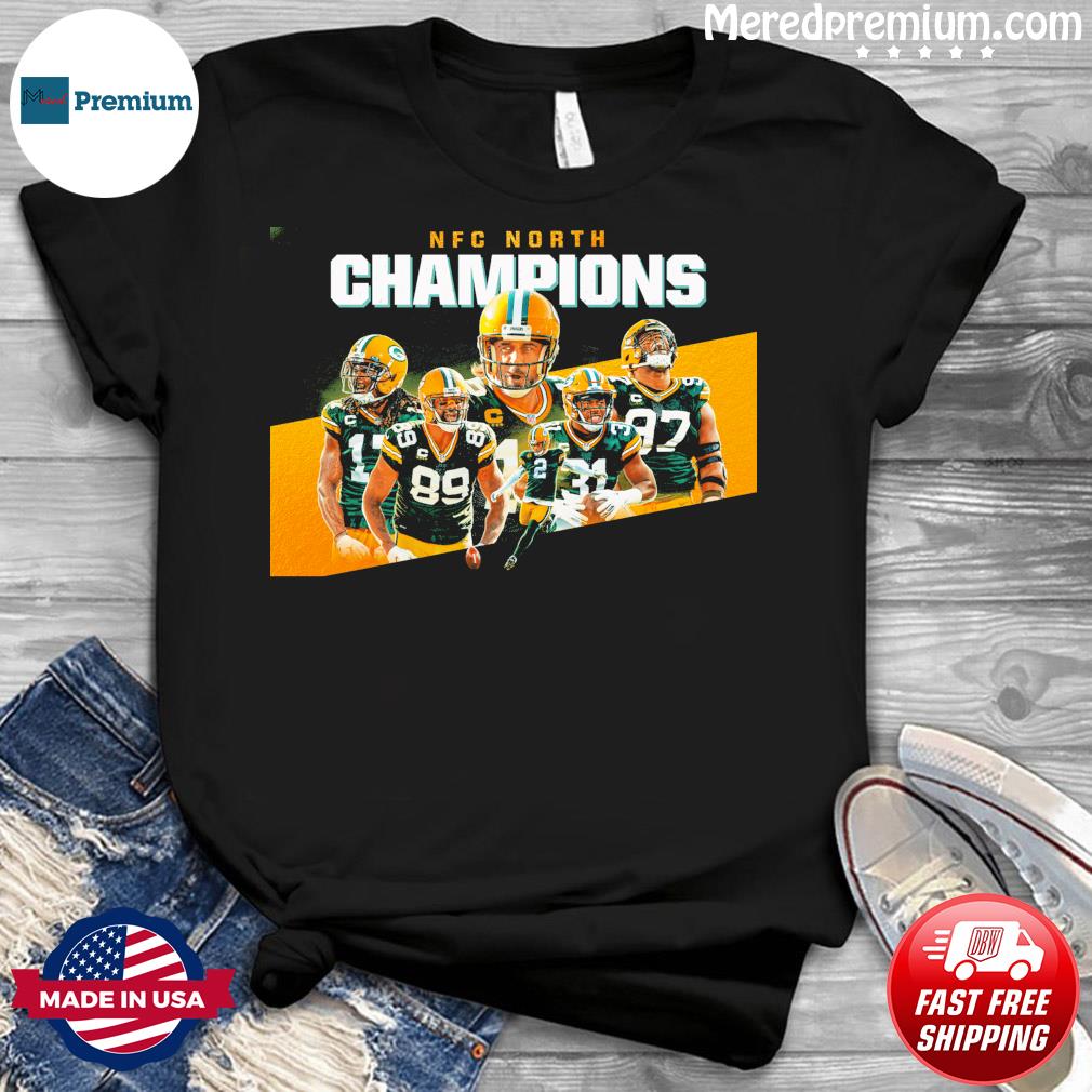 Green Bay Packers 2021 NFC north division Champions signatures shirt,  hoodie, sweatshirt and tank top