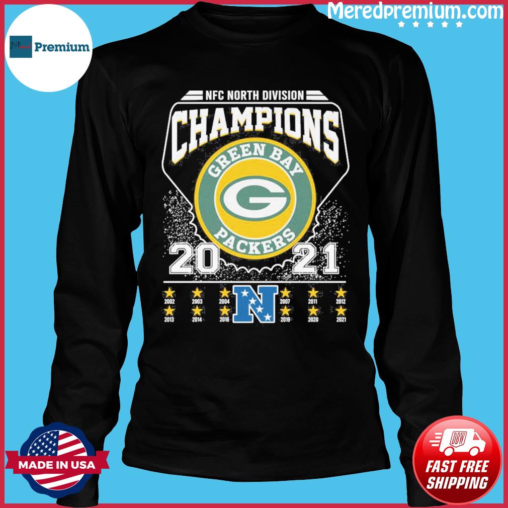 Green Bay Packers 12-Time NFC North Division Champions Shirt